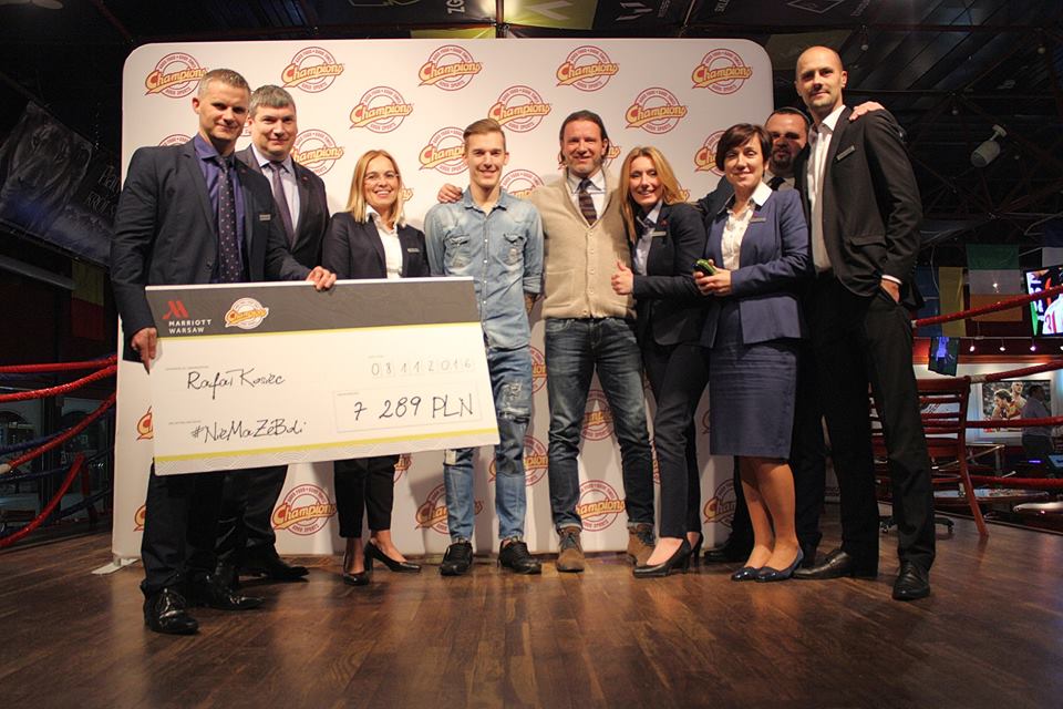 A4: Warsaw Team did 500 push-ups to support football player from a sports club :) We collected USD1800 for him #MICultureChat