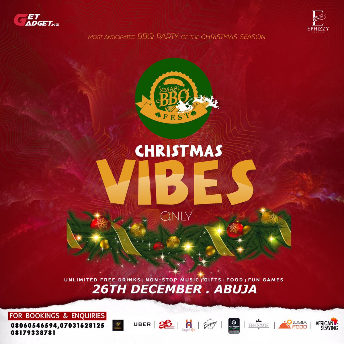 teewa_kay's tweet image. Looking like a lit holiday season. #xmasbbqfest #XBF
