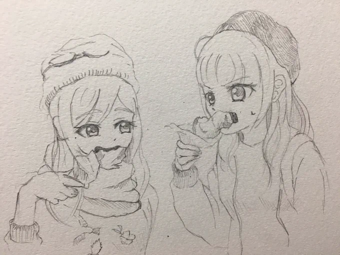 練習練習
初のキャスト絵 