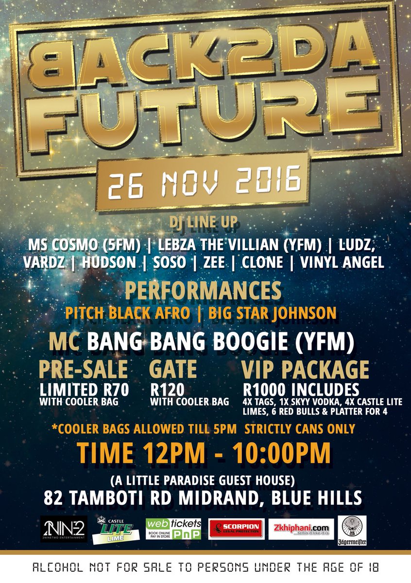 2NineTwoEnt_'s tweet photo. Now U Know Zkhiphani on The 26 November 2016.... Zkhipha BoMa What...#Back2DaFuture #B2DF #B2DF16 https://t.co/aIbL2UZjdf