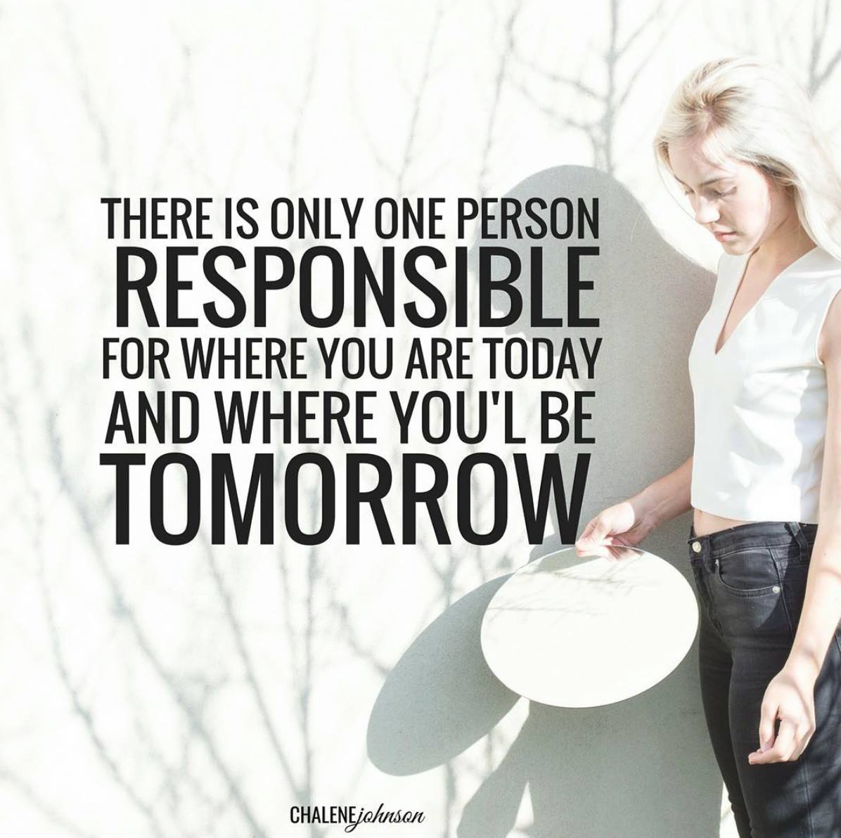 ChaleneJohnson's tweet photo. If you aren't happy with where you are today, you can choose where you're going to be tomorrow. #SMARTSuccess https://t.co/b7XSR68BNm
