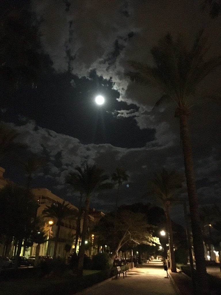#Superluna anoche desde almeria