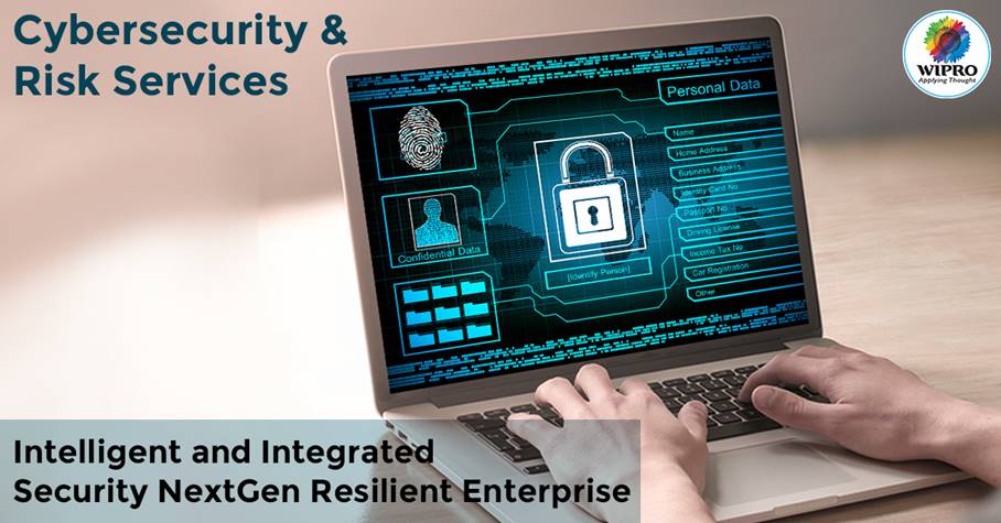 Wipro's tweet image. Transform your #SecurityModel to a more proactive, dynamic and risk-based cyber operating model. #CyberServices. bit.ly/2dSSv9b