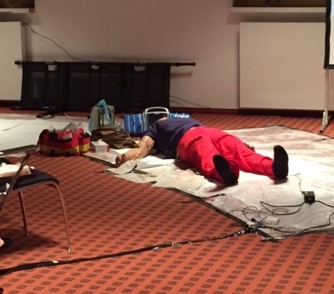 _elevate_health's tweet photo. Simulated mass casualty drill, #DiMiMed 2016 in #Dusseldorf @StrategicOps @Zoll ..something's about to happen... #cutsuit #areyouprepared https://t.co/EtegfkosrL