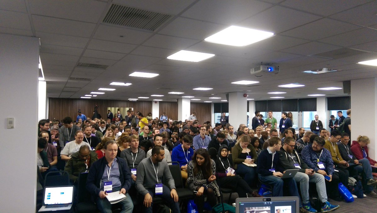 AntonyMarcano's tweet image. What a great crowd! Standing room only for my talk on the #Screenplaypattern here at #SeConf16 @seleniumconf_UK