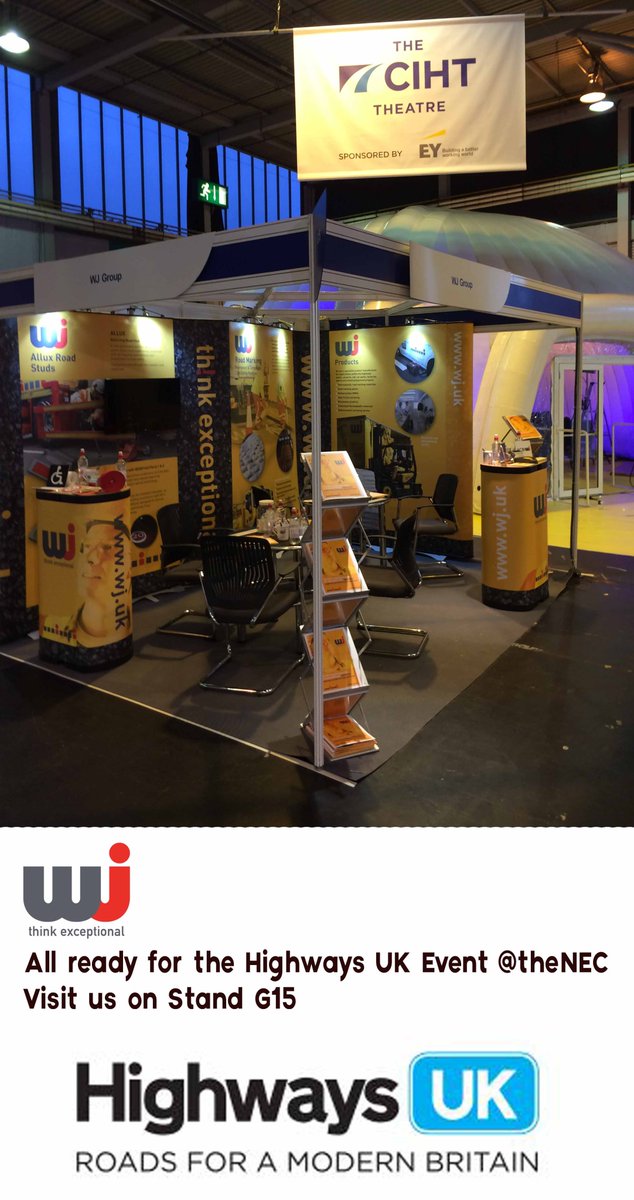 WJ Group all ready for the <a href="/HWYSUK/">Highways UK</a> Event <a href="/thenec/">The NEC</a>