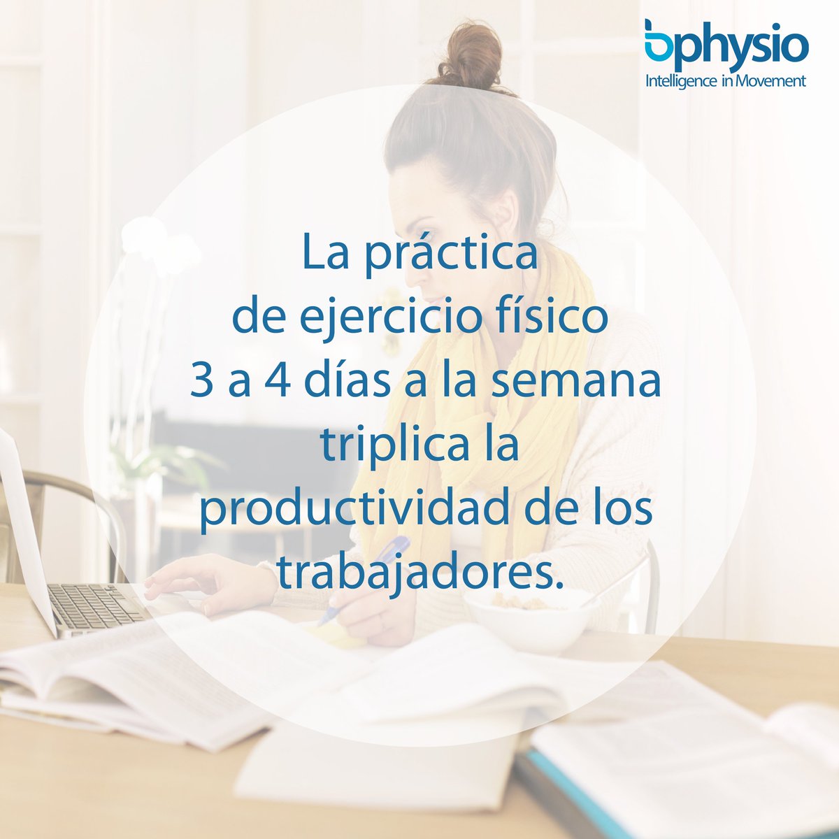 El #ejercicio físico mejora la eficiencia de los trabajadores y disminuye los accidentes laborales | Fuente: ow.ly/SLa5306axqw
