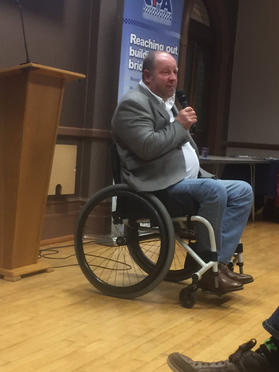 uk_cpa's tweet photo. Breaking the cycle of violence through forgiveness. Inspirational life story from Glenn Fielder. #cpalc https://t.co/7cZqFUq4iq