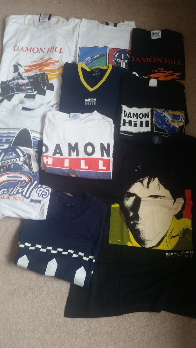 Had a clear out today and look what I found <a href="/HillF1/">Damon Hill</a> what am I going to do with all these?