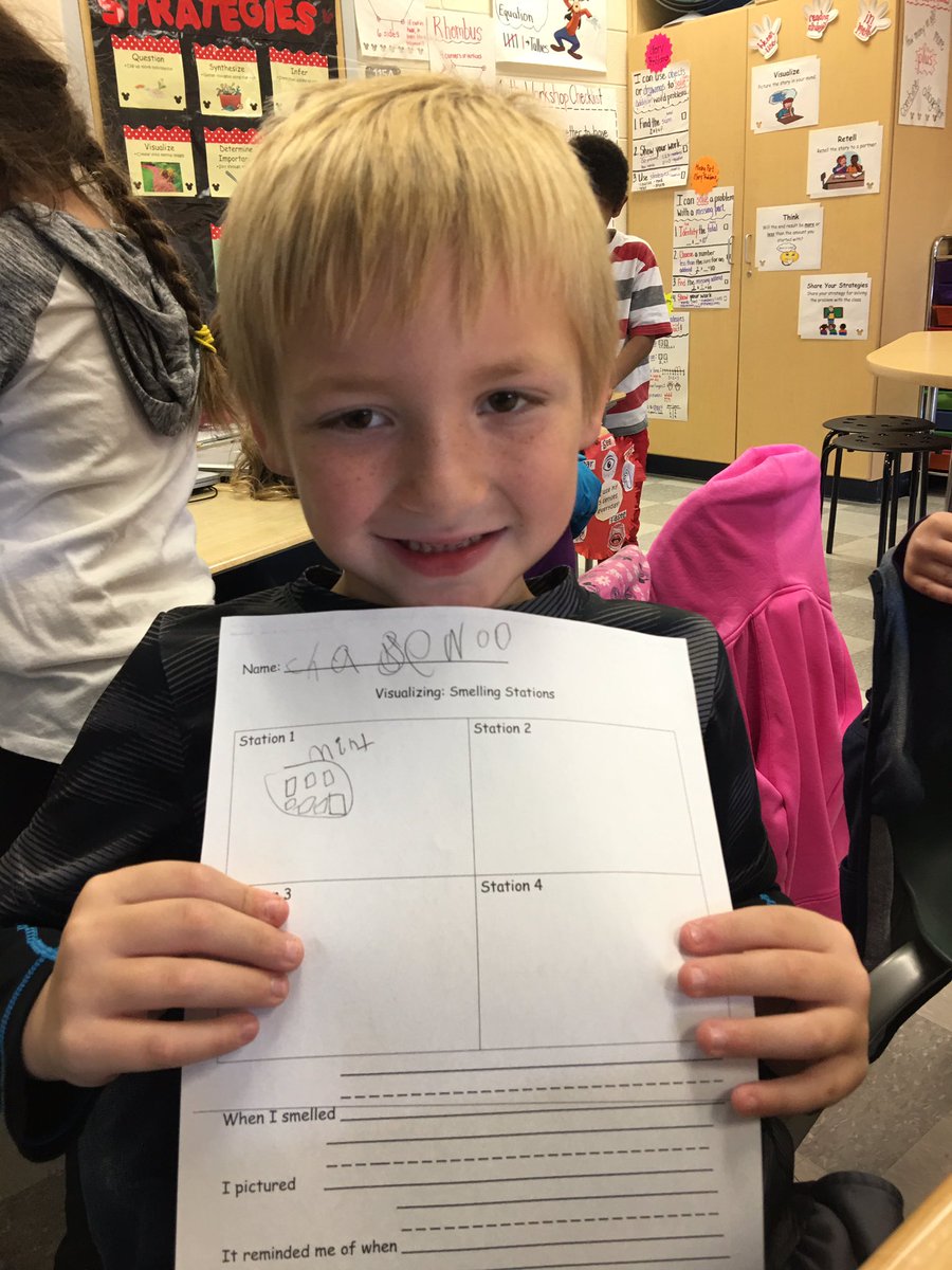 MrsTsClubhouse's tweet image. We visualized using our sense of smell! #strategyinstruction @VincentFarmBCPS