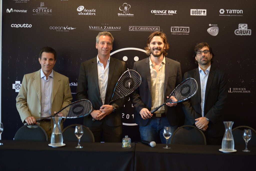 MvdOpen's tweet photo. Lanzamiento oficial del @MvdOpen #uruguaysquash #mvdsquashopen @hotelcottageuy #clubcarrasco #montevideo #lovesquash https://t.co/96oqcGKh0N