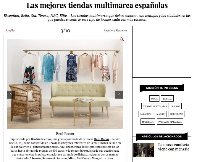 Muchísimas gracias a <a href="/InStyleEspanol/">InStyle En Español</a> por seleccionarnos como una de las mejores tiendas multimarca españolas. instyle.es/moda/las-mejor…