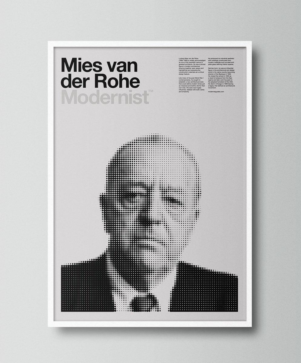 Very excited to be unveiling our Le Corbusier, Marcel Breuer and Walter Gropius prints in this Modernist series moderniststore.bigcartel.com