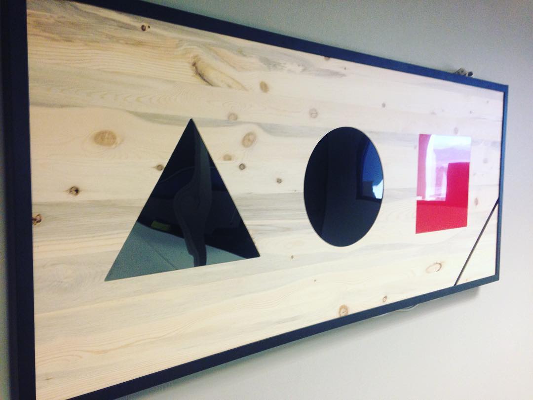 BausCode's tweet image. We had our logo put into #pinebeetlekillwood. What do you think? Thanks to the lumberjacks at @azurefurniture.