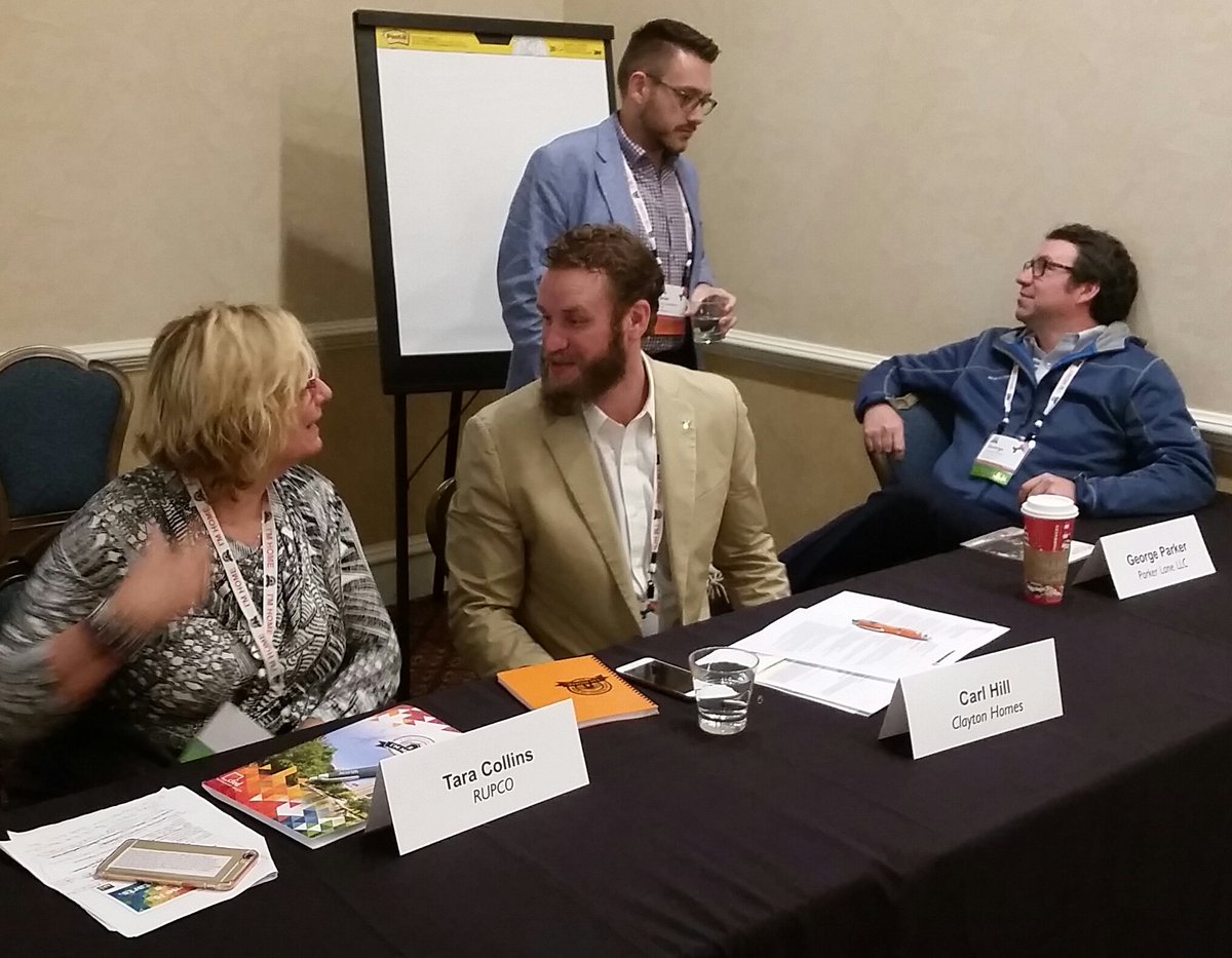 NextStepUS's tweet image. Getting ready to discuss the changing narrative in manufactured housing w/ @cfed @RUPCO_ @claytonhomes &amp;amp; @georgeparkerjr #IMHOME2016