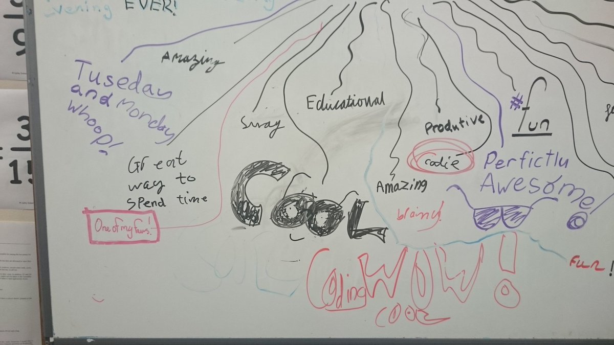 CodingLorna's tweet photo. Brilliant thoughts on #CodeClubIs from Wormit Code Club today @codeclubscot @jm_paterson @CMacLean09 @FifeDLT https://t.co/xhSMGFBf9u