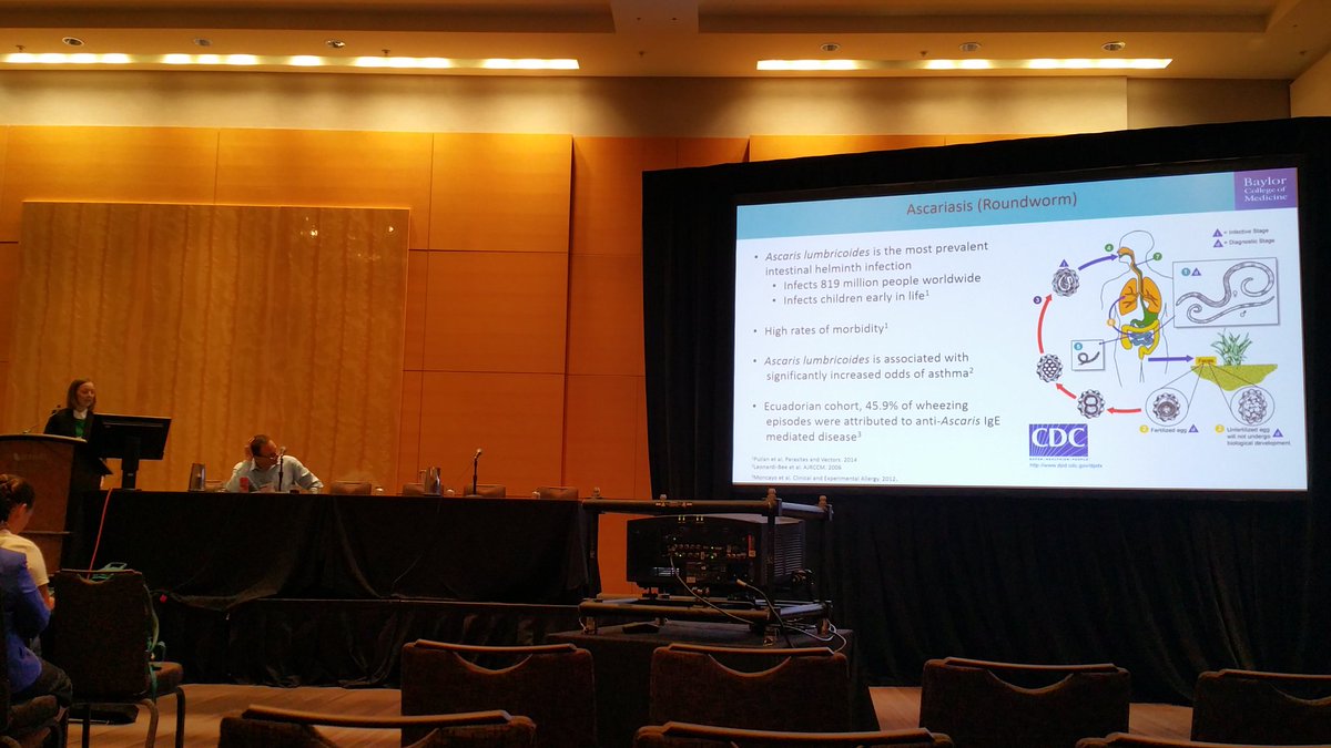 ToxocaraProject's tweet photo. Excellent talk Dr. Weatherhead, we definitely need an Ascaris vaccine! #ASTMH2016 #tropmed16 https://t.co/ymEGyuKG8R