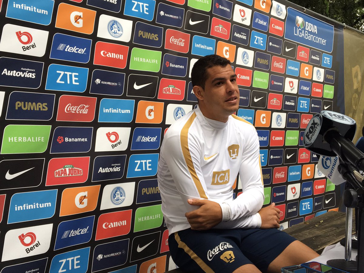 PumasMX's tweet photo. Gerardo Alcoba atendió a los medios de comunicación en cancha dos de Ciudad Universitaria.
#SoyDePumas https://t.co/sWnd2EnJVF