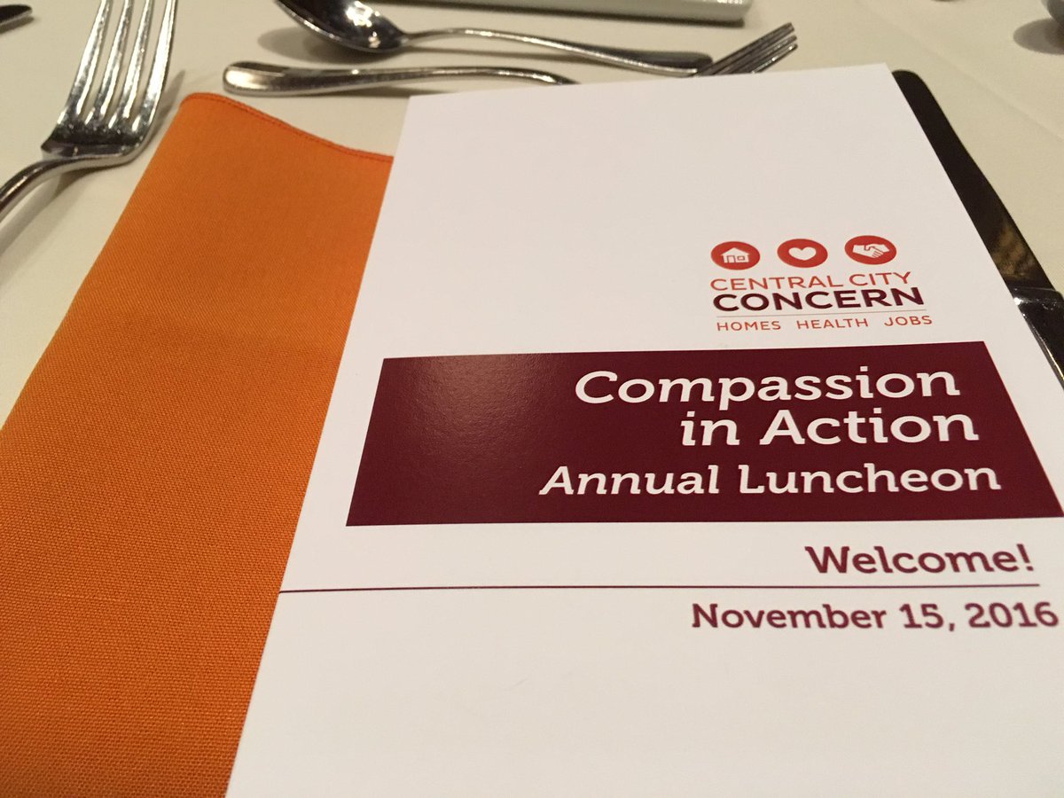 CCCPortland's tweet photo. So excited to celebrate #affordablehousing, #healthcare &amp; #employment w/ the #PDX community at our #CompassionInAction luncheon! #CIA2016 https://t.co/BwhXCpzf2N