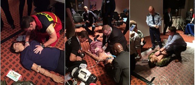 _elevate_health's tweet photo. So, #AreYouPrepared to save a life in a mass casualty event? At #DiMiMed 2016, we demonstrated the benefits of hyper realistic training. https://t.co/KEZYbeR366
