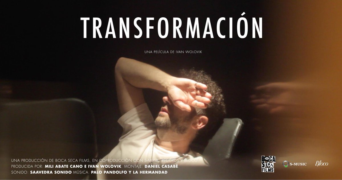 Póster oficial de #Transformación de <a href="/IvanWolovik/">ivan wolovik</a>, producción de <a href="/MiliAbateCano/">Mili Abate</a>, coproducción de <a href="/SMusicArgentina/">S-MusicArgentina</a> y Bloco. #SeViene #MDQFEST
