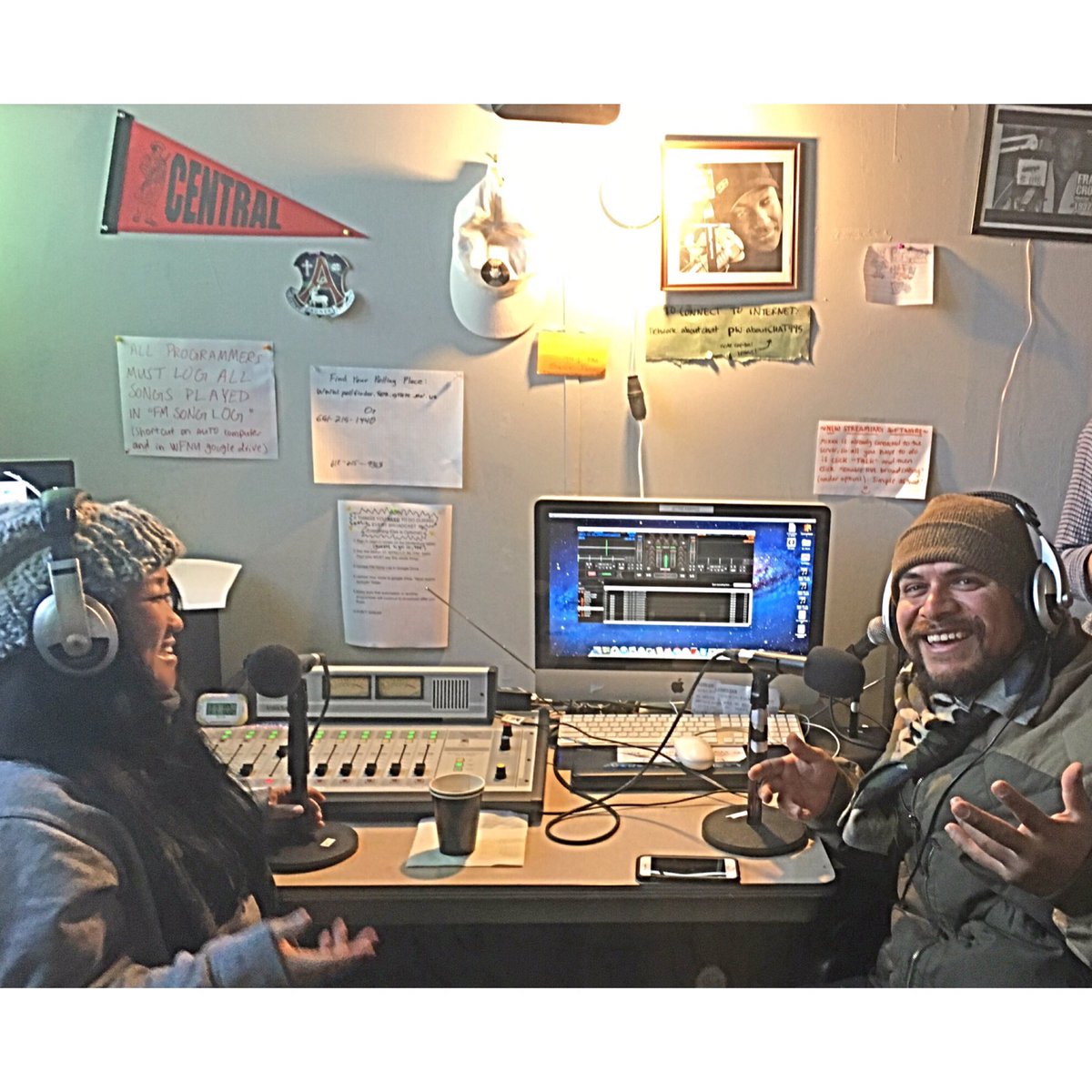 onefunnygook's tweet photo. In-studio this morning with @UR_Ninja... #LorenzoSerna. Truly honored to know zim! #livingloud #episode38 #wfnulp #NoDAPL ❤️ https://t.co/9JMSlpL0jM