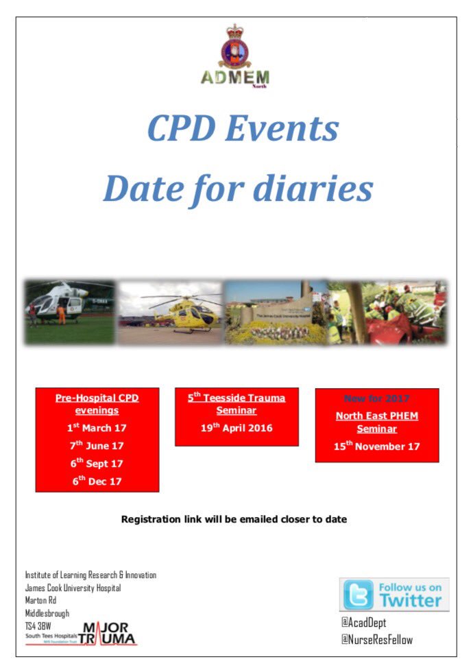 exmilitarynurse's tweet image. Exiting CPD opportunities next yr: @AcadDept: #datefordiaries