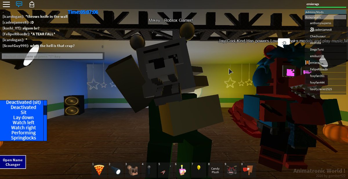 Mikey Mikeythebeast08 Twitter - roblox animatronic world secret room for admins and mods only not
