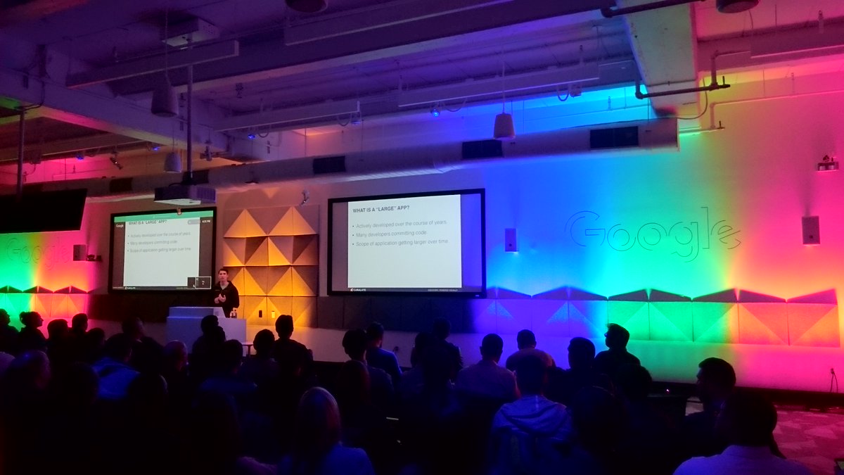 reicek's tweet image. First talk at #AngularNYC