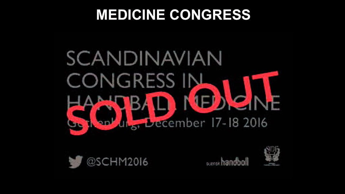 SCHMS2018's tweet photo. Just one month to #SCHM2016! If you can't participate, be sure to follow us on Twitter for the latest updates in handball medicine. https://t.co/XnzpBXijg2