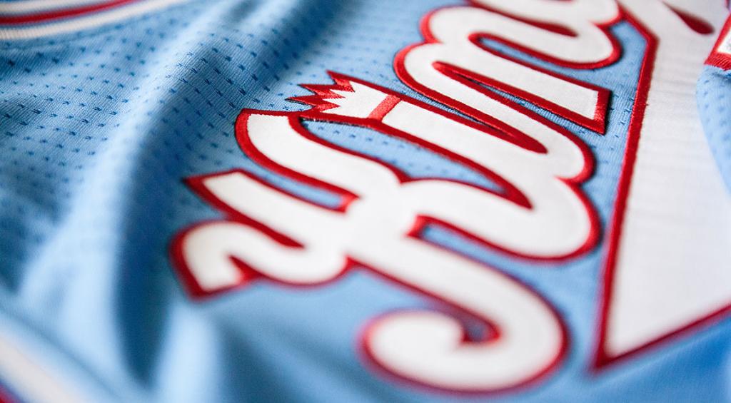 baby blue kings jersey