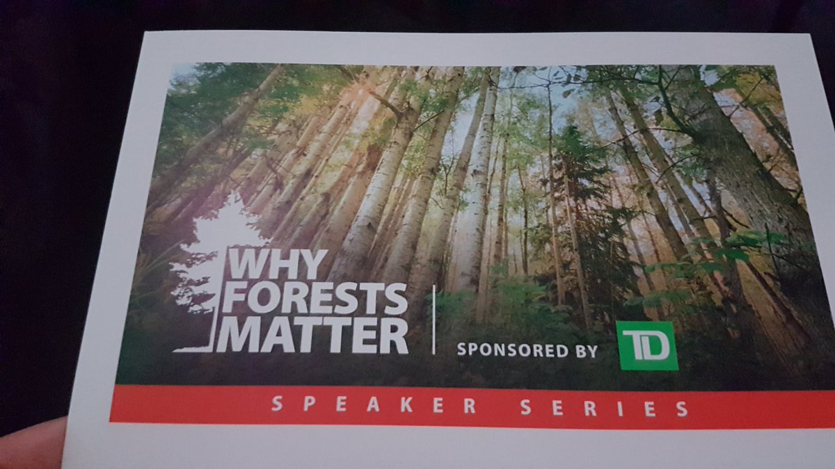 Khhollas's tweet photo. Very excited to hear from some incredible speakers @agotoronto talking about #whyforestsmatter. https://t.co/fGZROnJ2bZ