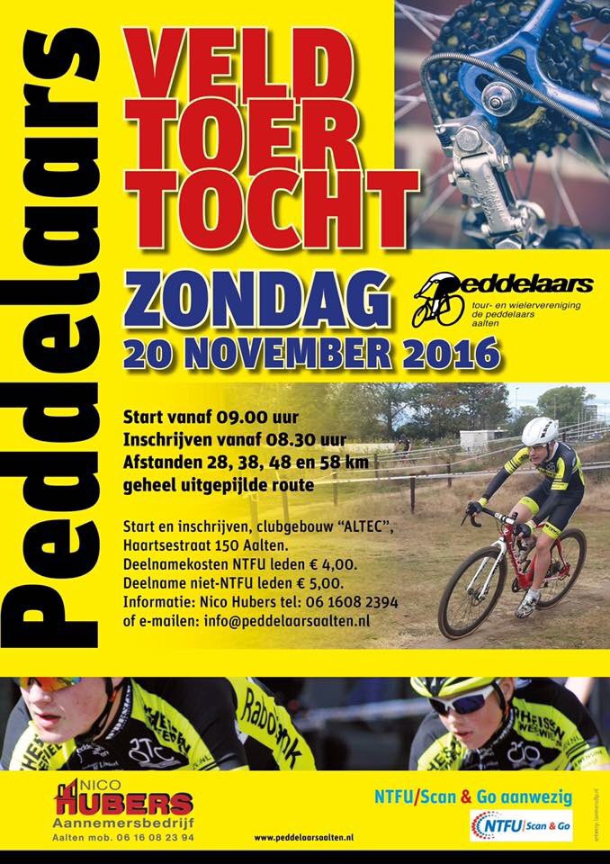 Zondag aanstaande Veldtoertocht Aalten #toertocht #aalten