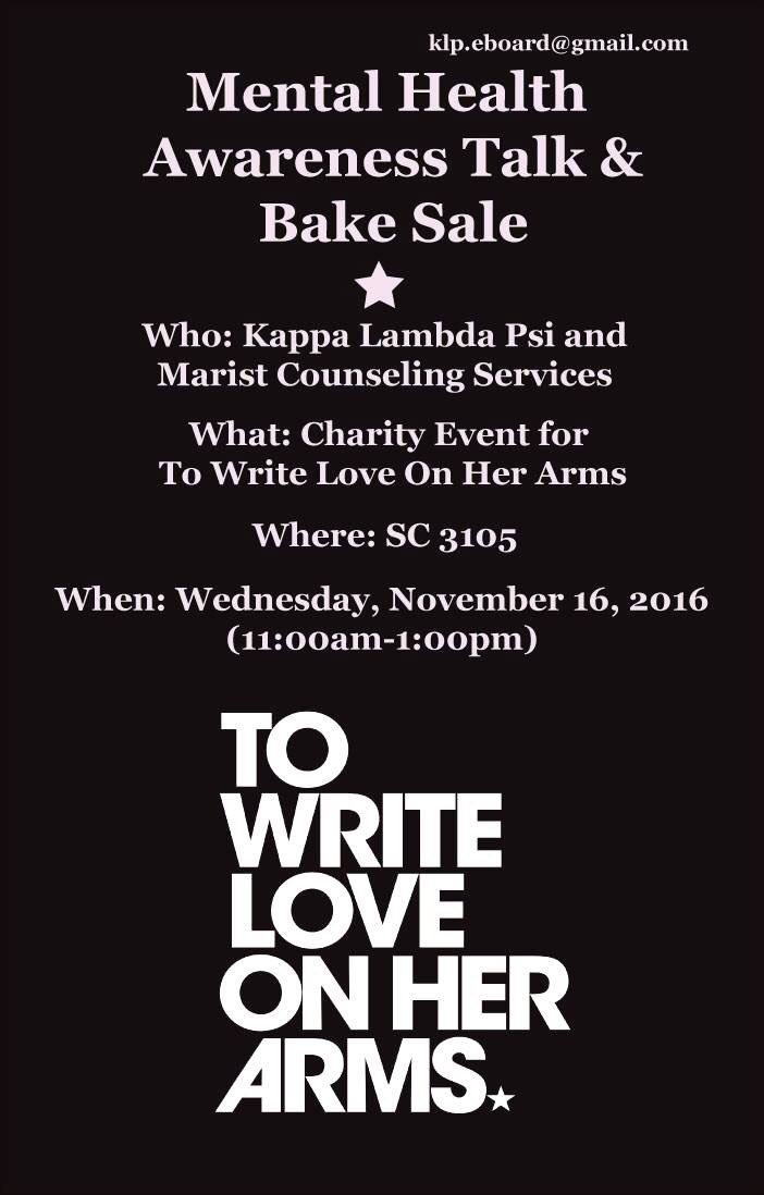 KLP_Delta's tweet photo. Mental Health Awareness Talk TOMORROW from 11-1 !! Show your support for To Write Love On Her Arms ❤️ https://t.co/fGhB5OWPXr