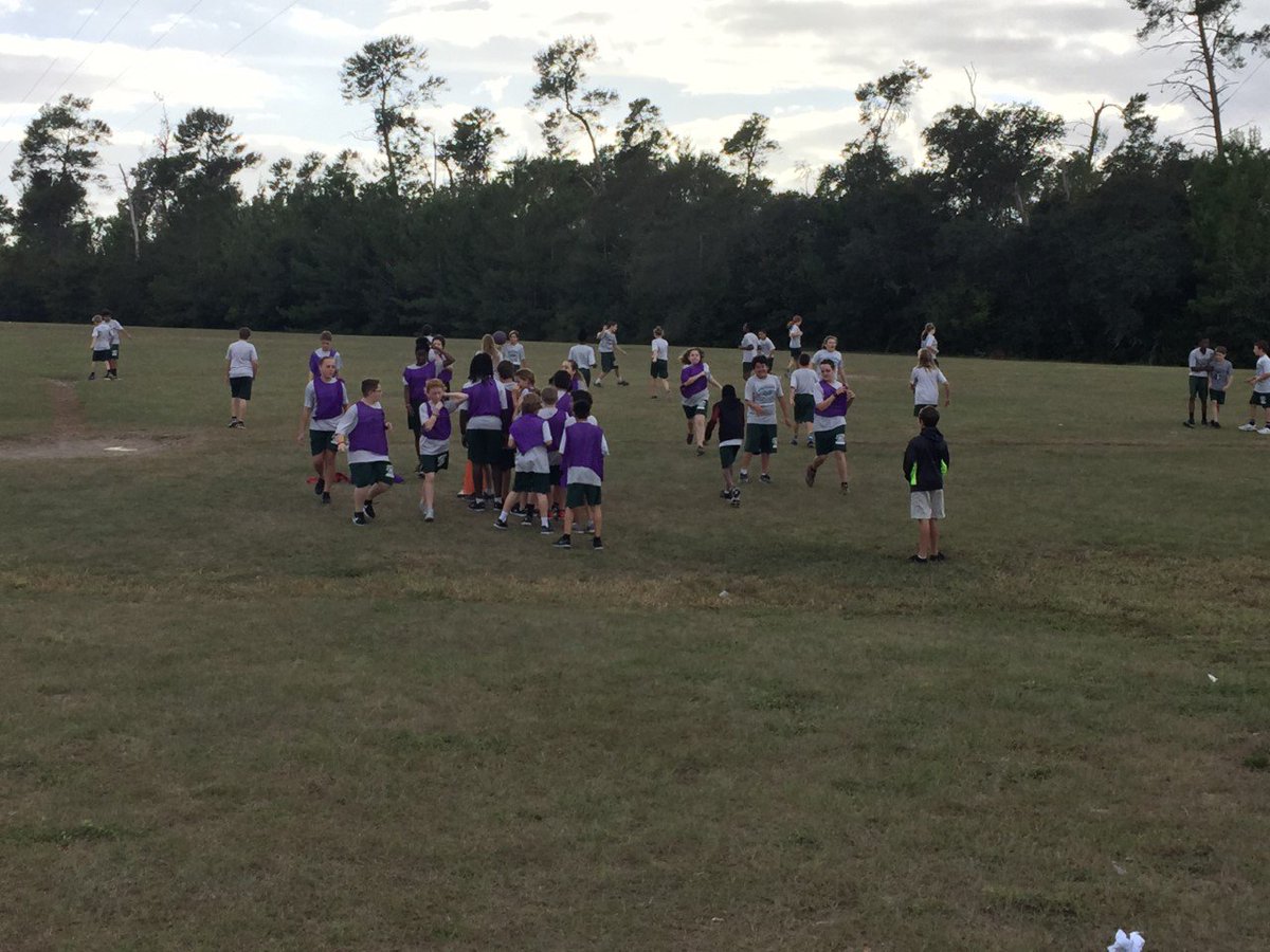 Having fun in kickball