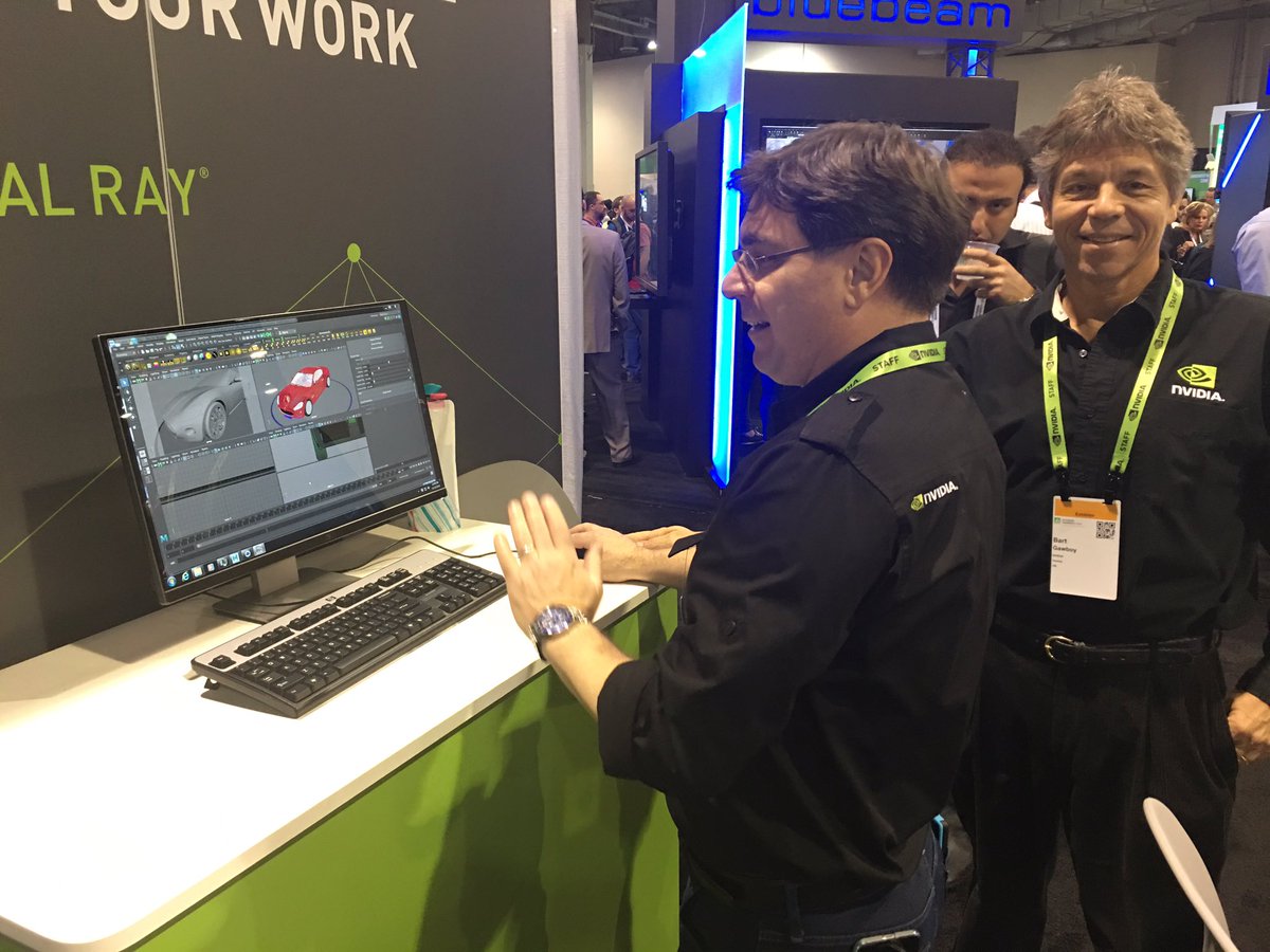 jweiss63's tweet photo. Come see @nvidia @mentalray  in action at #AU2016 . Ask for Peter or Bart to show you the ropes. #VRREADY https://t.co/9DGpkWuGBZ