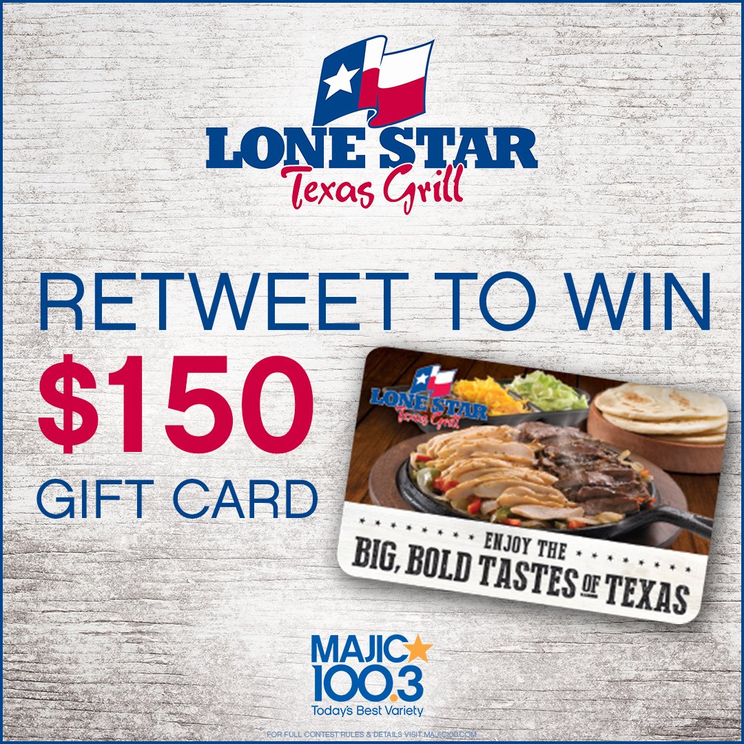 Move100Ottawa's tweet photo. RE-TWEET TO WIN A $150 GIFT CARD TO @lonestar_tg!!! https://t.co/acsXE9vQwy