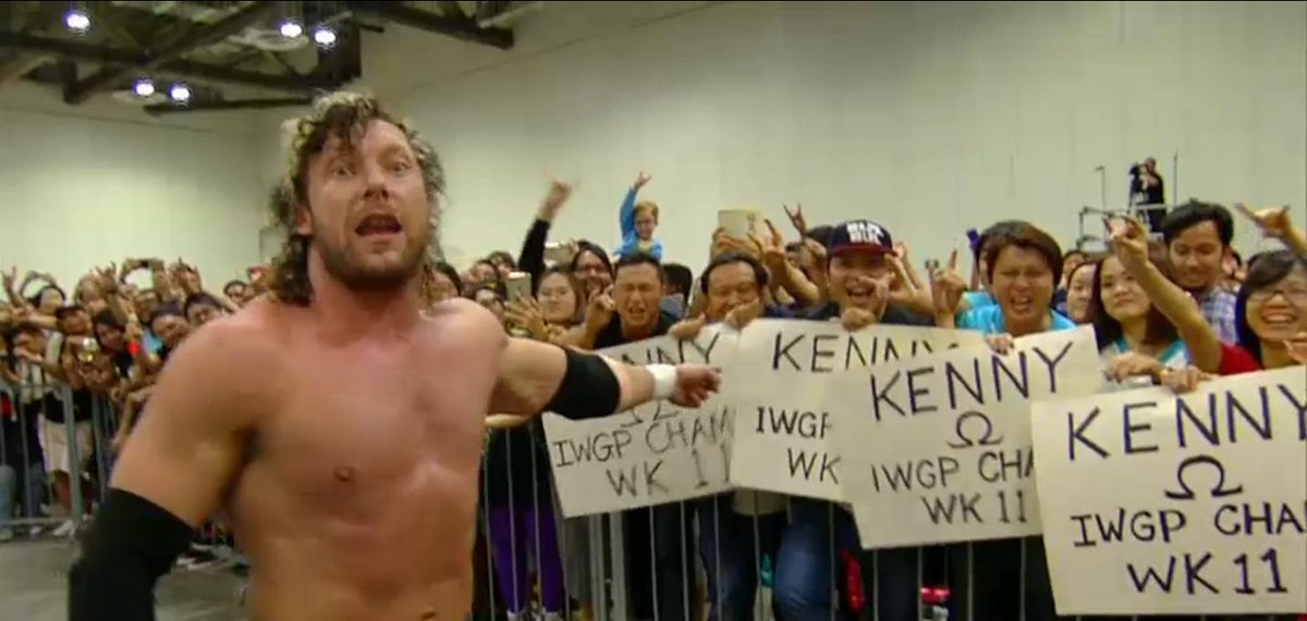 UltraLiger's tweet photo. @KennyOmegamanX has got some Bad News for ya, Okada.
:)
#njSGP https://t.co/dJ2T1SpVpb