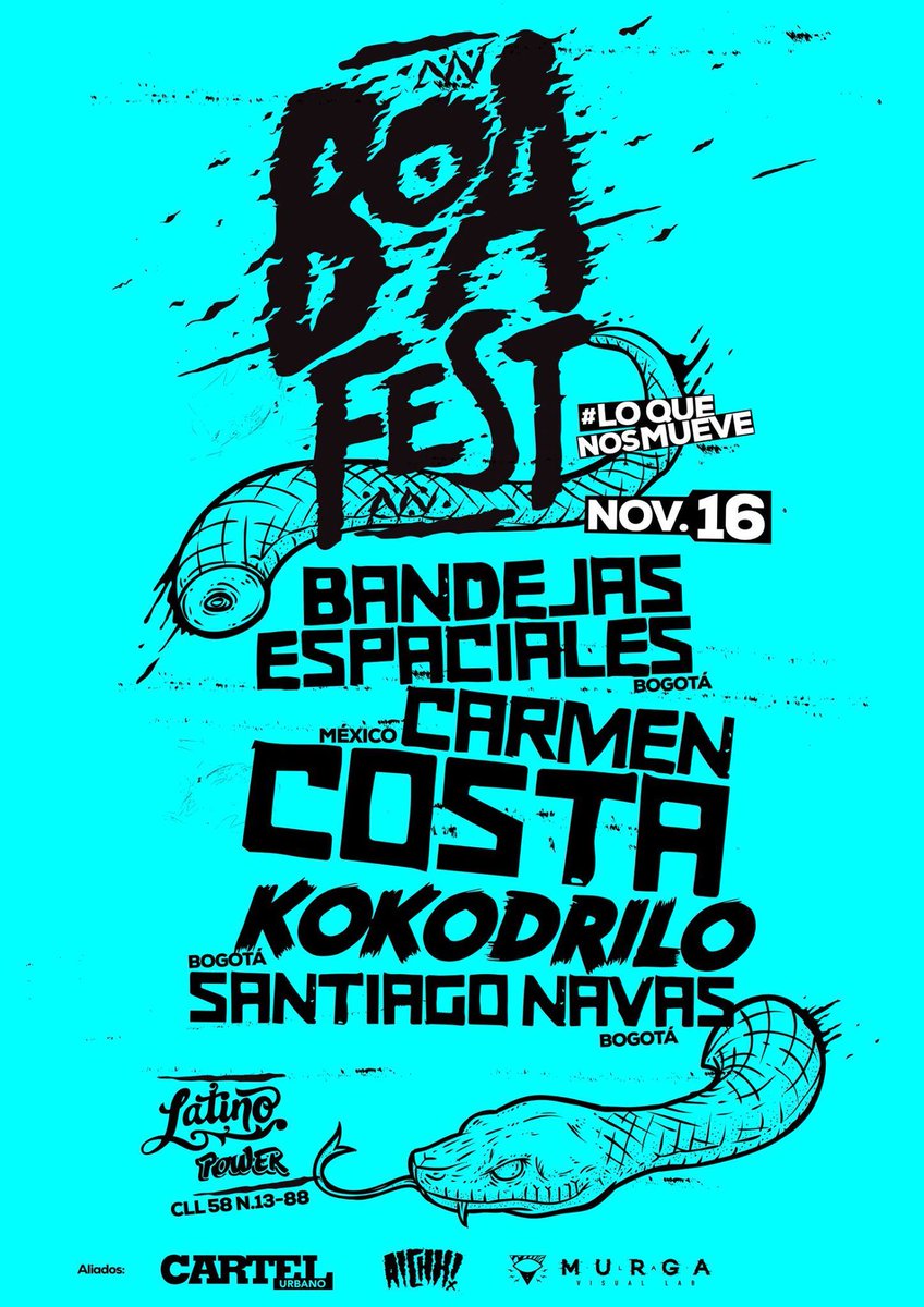 cartelurbano's tweet photo. Listo el plan para mañana. #BOAFest2016
👉  https://t.co/Wn0G5qTxMz https://t.co/Wgrcb93aSj
