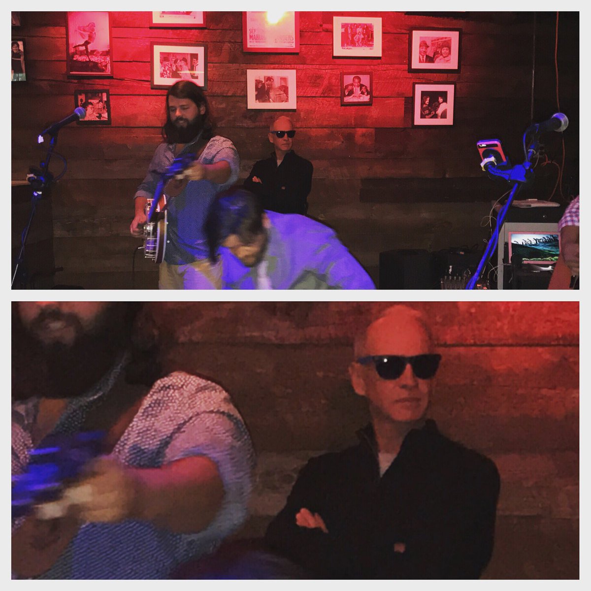 chipmcguireband's tweet photo. For real, who is this guy? We will get to the bottom of this!!! #whoisray #photobomb #photography #music #picstitch #sunglasses #mysteryman https://t.co/HVESu6FgTV