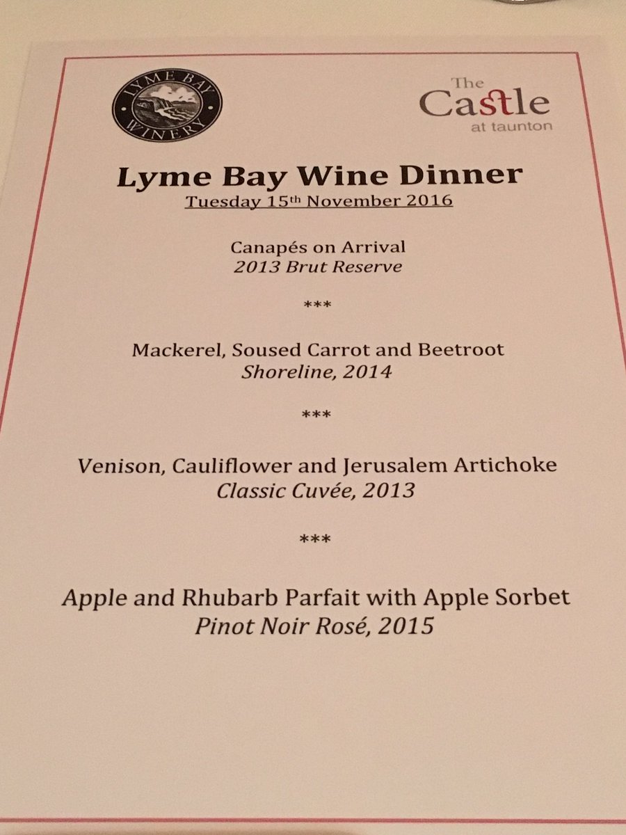 HicksWines's tweet photo. @LymeBayWineLtd Gastro Dinner @castletaunton @LiamIdz @liamofinnegan in full swing! #thinkenglishdrinkenglish https://t.co/wEy9VuQ6cM
