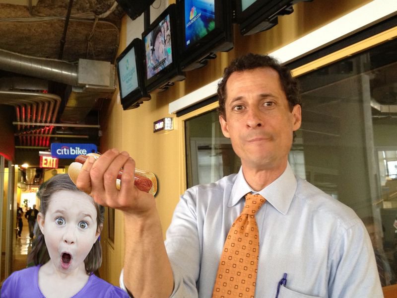 PoliPhotoshop's tweet photo. BREAKING NEWS: GOV. WEINER SHOWS WEINER TO UNDERAGE GIRL GONE WRONG! YOU WON'T BELIEVE #6 MUST READ https://t.co/lB52sorkjp
