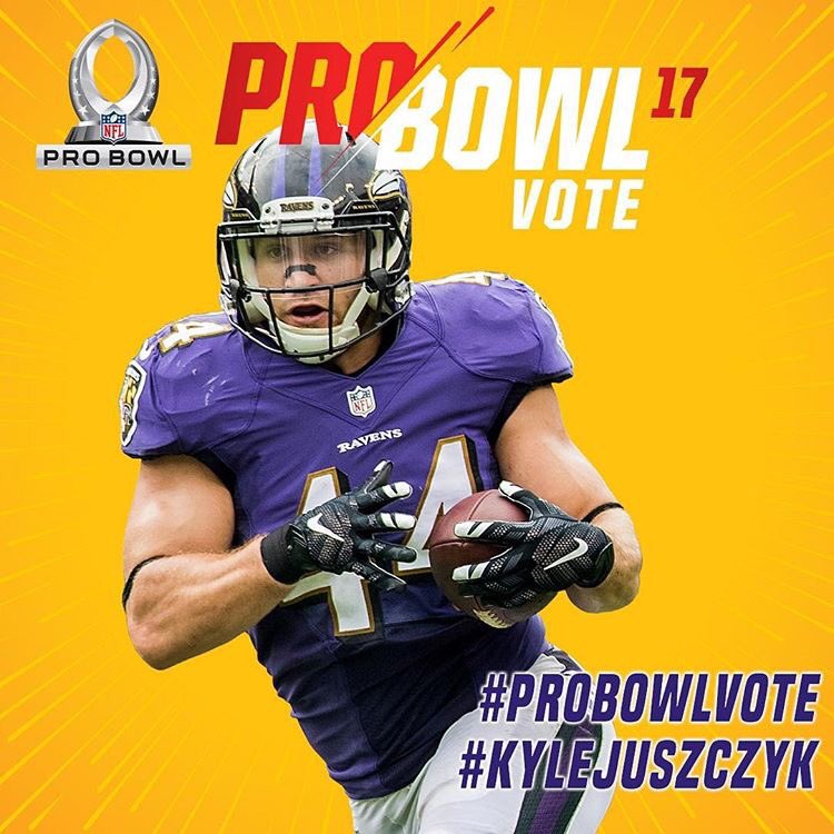 JuiceCheck44's tweet photo. Fullbacks aren't dead yet!! All your support is greatly appreciated! Retweet or post on your own with #ProBowlVote AND #KyleJuszczyk https://t.co/cFNvpdrr9a