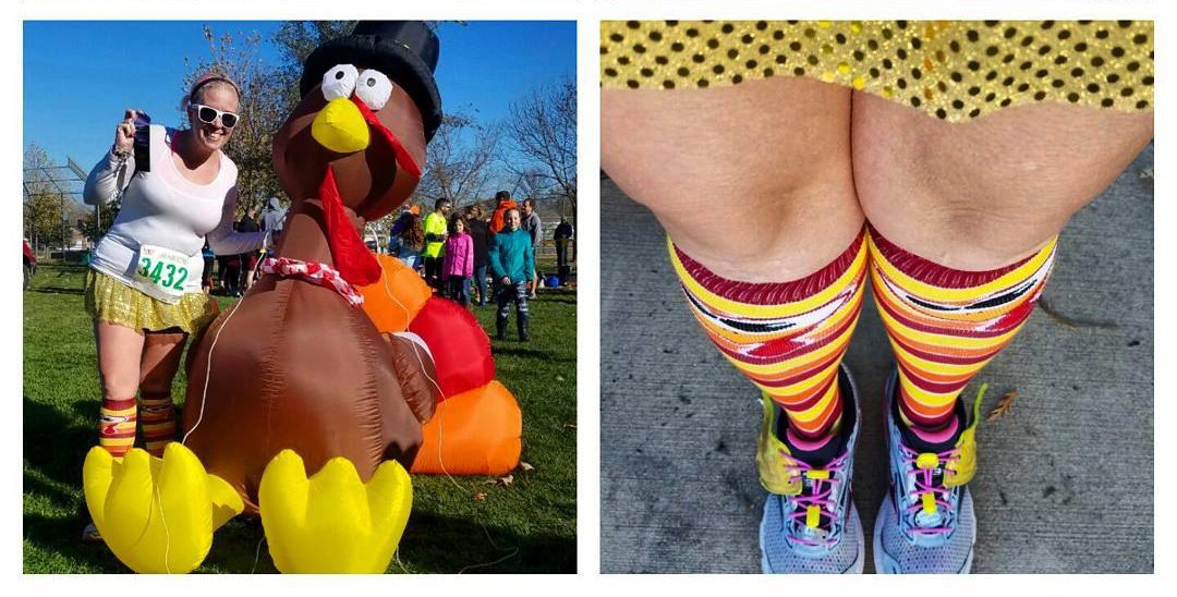 we love holiday races because they keep our training honest during the offseason! who else signed up for a turkey trot like <a href="/Obstaclelori/">Lori Thornton</a>?