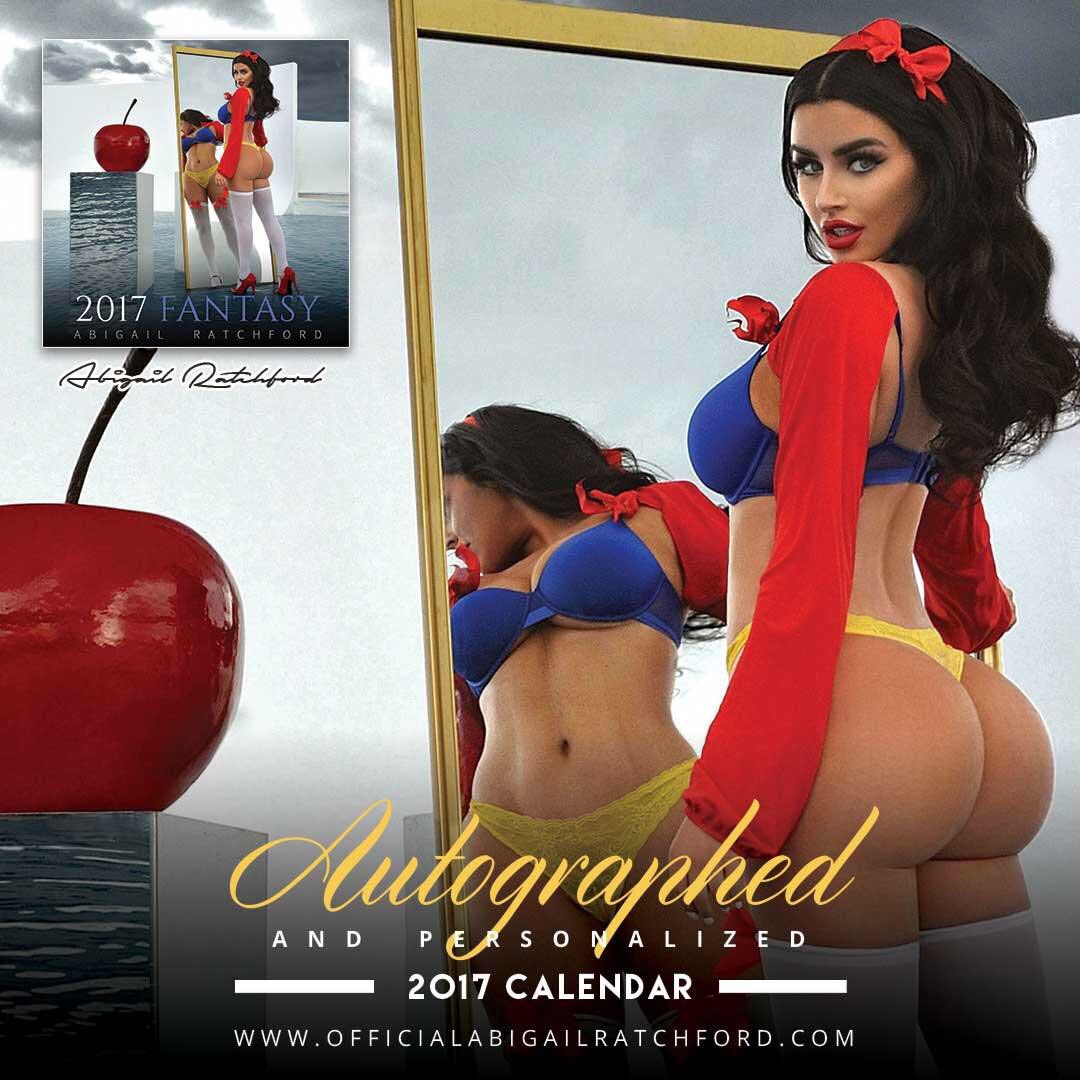 Abigail Ratchford on X: "My 2017 Fantasy calendar is now available ‼️😋  Twelve never before seen images, autographed and personalized, and a few  surprises inside 😈 ✓ https://t.co/lnpzFBaYSC" / X