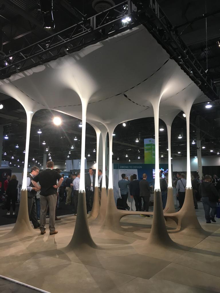 AutodeskRevit's tweet photo. It's here! Come to #AEC booth and check out Computational Design and Digital Fabrication Pavilion! #AU2016 https://t.co/ftJZC8MZ6O