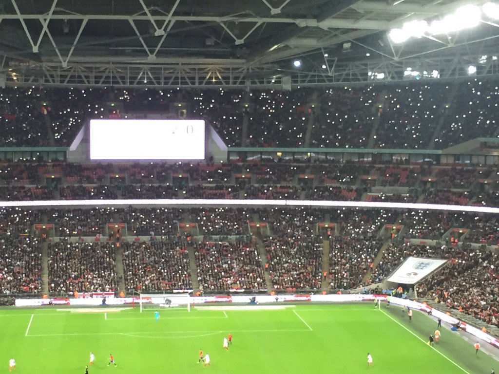 3rdManPodcast's tweet photo. Is @WWEBrayWyatt about to make a surprise entrance at Wembley Stadium? #EnglandvSpain https://t.co/J8dJUAJ1Hs