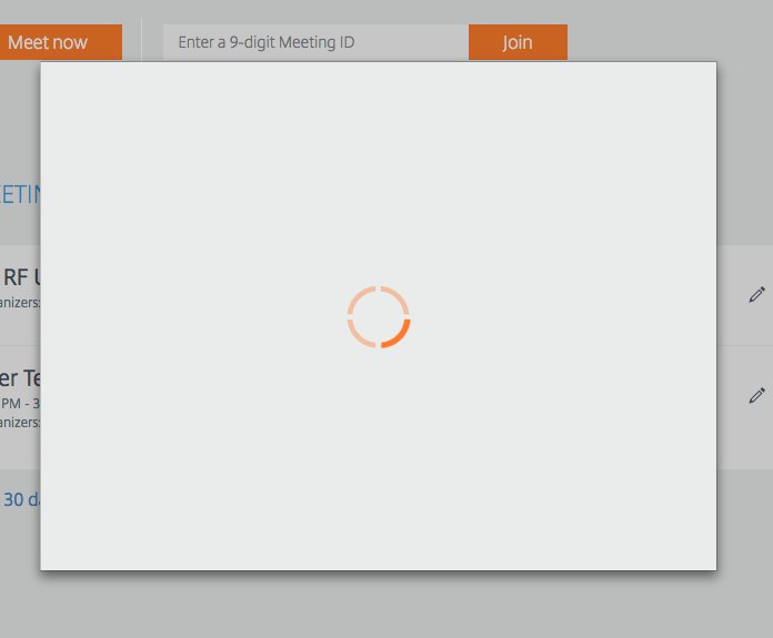 ryanmstryker's tweet photo. @GoToMeeting No error messages, just a constant spinner when I try to look at the meeting details. See attached. Tried Chrome &amp; Safari https://t.co/esaaZ4IQYj