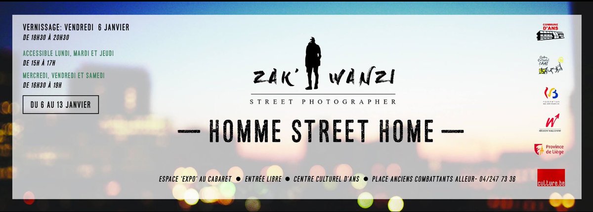 zakwanzi's tweet photo. Ma prochaine EXPO au Centre Culturel d'Ans le 6 janvier 2017 ! #expo #art #photo #photographe #photographie #liege #belgique https://t.co/20RkKPGpMe