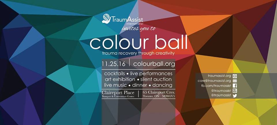 tamil_events's tweet photo. TraumAssist presents: COLOUR BALL FUNDRAISING GALA | Nov. 25 @ 6:30 p.m | https://t.co/dytOCn0Vwe #Toronto #TraumAssist #ColourBall https://t.co/83QoATZA3C